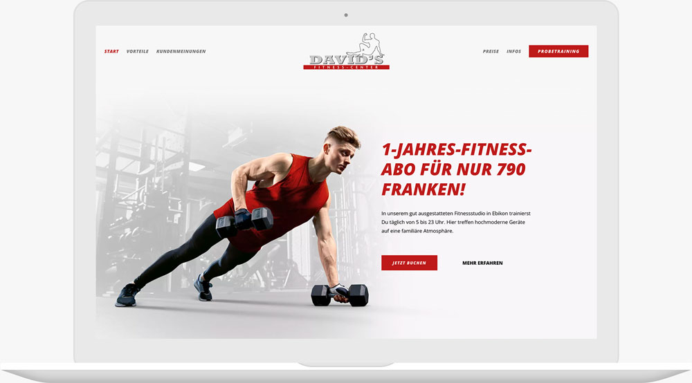 Referenzen David´s Fitnesscenter Ebikon Schweiz
